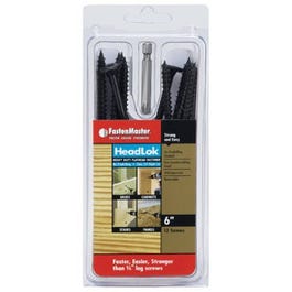 Headlok Wood Screws, 6-In., 12-Pk.