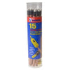 Marking Pencils & Sharpener, Round, 15-Pk.