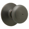 Privacy Lockset, Plymouth Knob, Aged Bronze