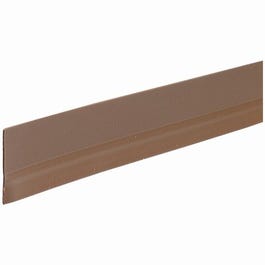 Door Sweep, Self-Adhesive, Brown, 36-In.