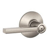 Latitude Bed & Bath Lever Handleset, Satin Nickel