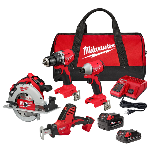 Milwaukee M18™ 4 Tool Combo Kit