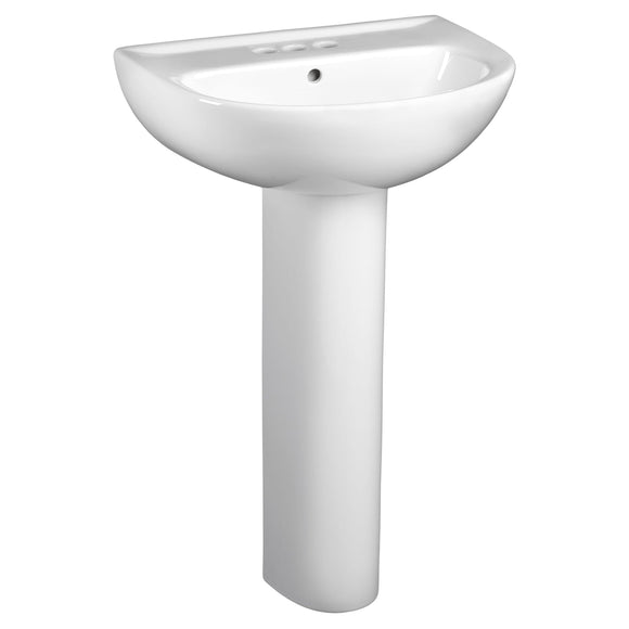 American Standard 24-Inch Evolution® 4-Inch Centerset Pedestal Sink Top and Leg Combination