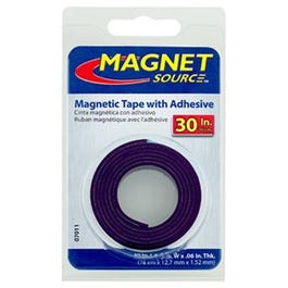 Flexible Magnetic Tape, 1/2 x 30-In. Roll