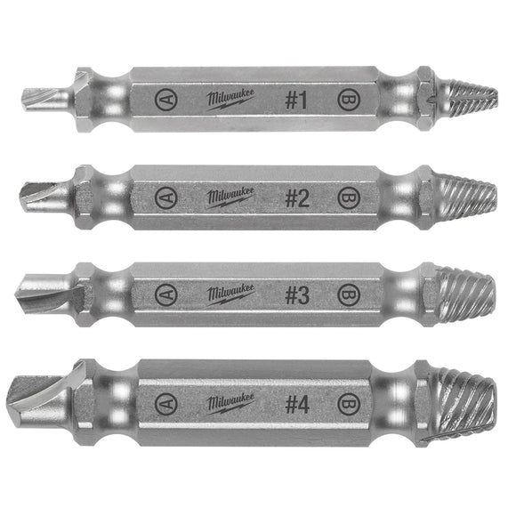 Milwaukee M2 Steel Screw Extractor Set