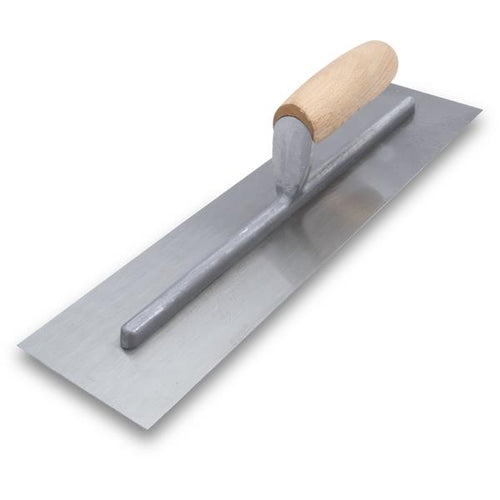 Marshalltown 16 x 4 Finishing Trowel With Wood Handle