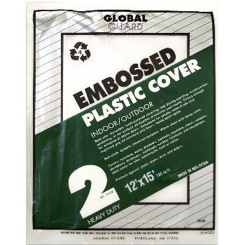 Premier 28080 Drop Cloth, 2 mil Embossed - 12 x 15 foot