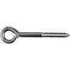 Lag Screw Eye, Stainless Steel, 3/8 x 4-1/2-In.