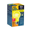 Feit Electric 5W (60W Equivalent) A19 E26 Base Yellow LED Bug Light