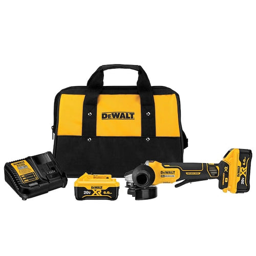 DeWalt 20V MAX* XR® Paddle Switch Small Angle Grinder Kit with Kickback Break™