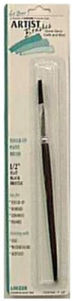 #3 .25  BLACK BRISTLE BRUSH