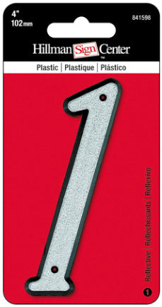 4 IN REFLECTIVE PLASTIC NUMBER 1 - Boonville, NY - Up North Lumber Company