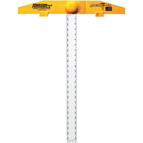 Johnson Level RockRipper 24 In. Aluminum English/Metric Scoring Drywall Square