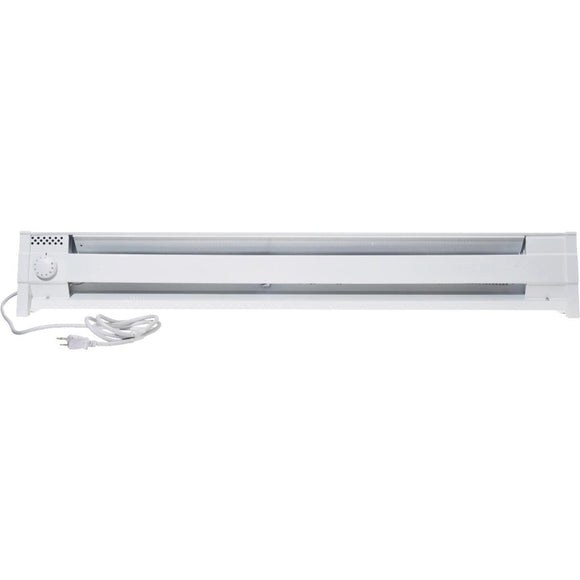 Cadet 49 In. 1500-Watt 120-Volt Portable Electric Baseboard Heater, White