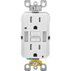 Leviton SmartLockPro Self-Test 15A White Tamper Resistant 5-15R GFCI Outlet