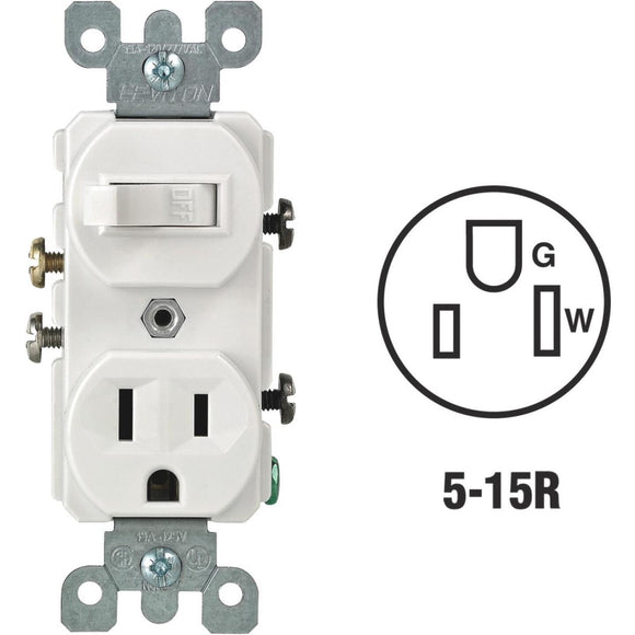 Do it Best White 15A Switch & Outlet