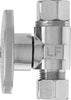 Plumb Pak Quarter Turn Repair Valve,  3/8-in, 3/8 x 3/8, Chrome