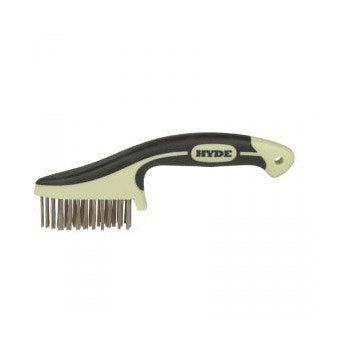 Hyde Mfg 46833 Maxxgrip Pro Stainless Steel Wire Brush ~ 8 3/4