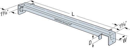 Simpson Strong-Tie® TSBR Truss Spacer-Restraint