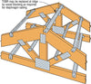 Simpson Strong-Tie® TSBR Truss Spacer-Restraint