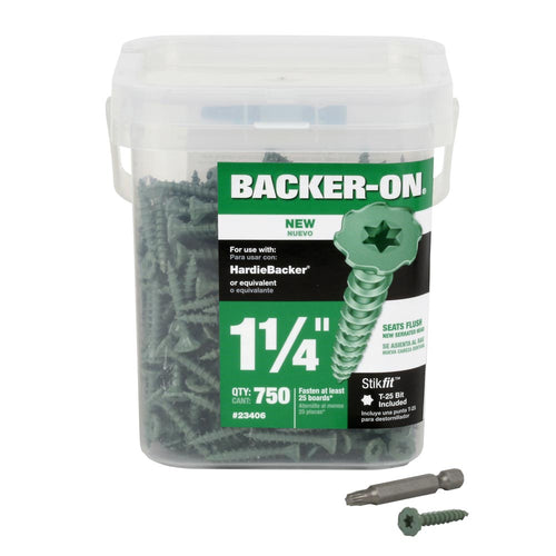 Backer-On Cement Board Screws