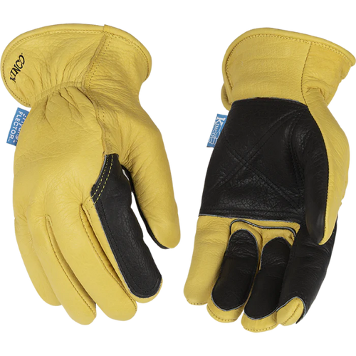 Kinco Hydroflector™ Water-Resistant Premium Grain Buffalo Driver With Double-Palm Glove