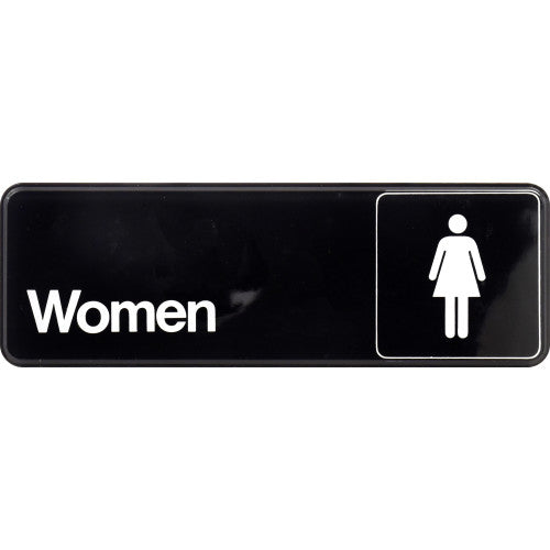 Hillman Group  Women's Restroom Sign (3 X 9)