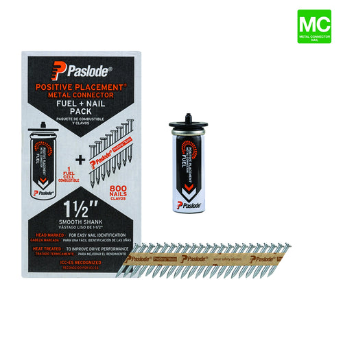 Paslode Positive Placement Metal Connector Fuel + Nail Pack