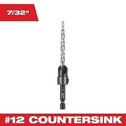 Milwaukee 7/32 #12 Countersink Drill Bit