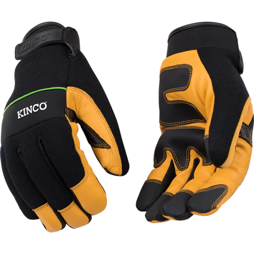 Kinco Pro™ Premium Grain Goatskin & Synthetic Hybrid with Pull-Strap